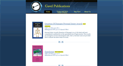 Desktop Screenshot of gavel-publications.com